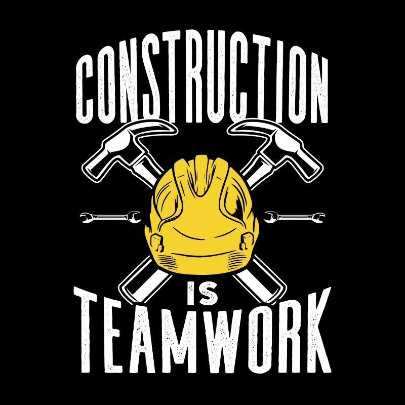 Le travail de construction est un travail d’équipe Chantier de construction Travail d’équipe Construction