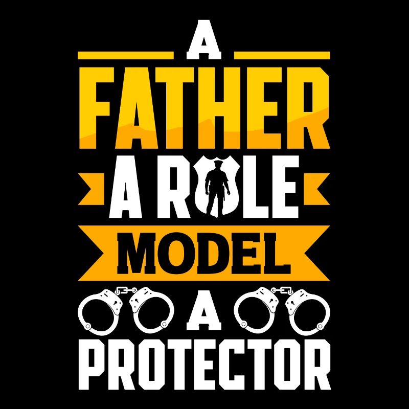 Father Role Model Protector Father's Day Design