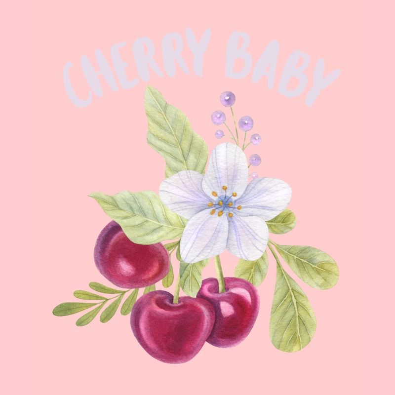 Kirsche, Cherry-Fruit lustiger Spruch Cherry-Baby