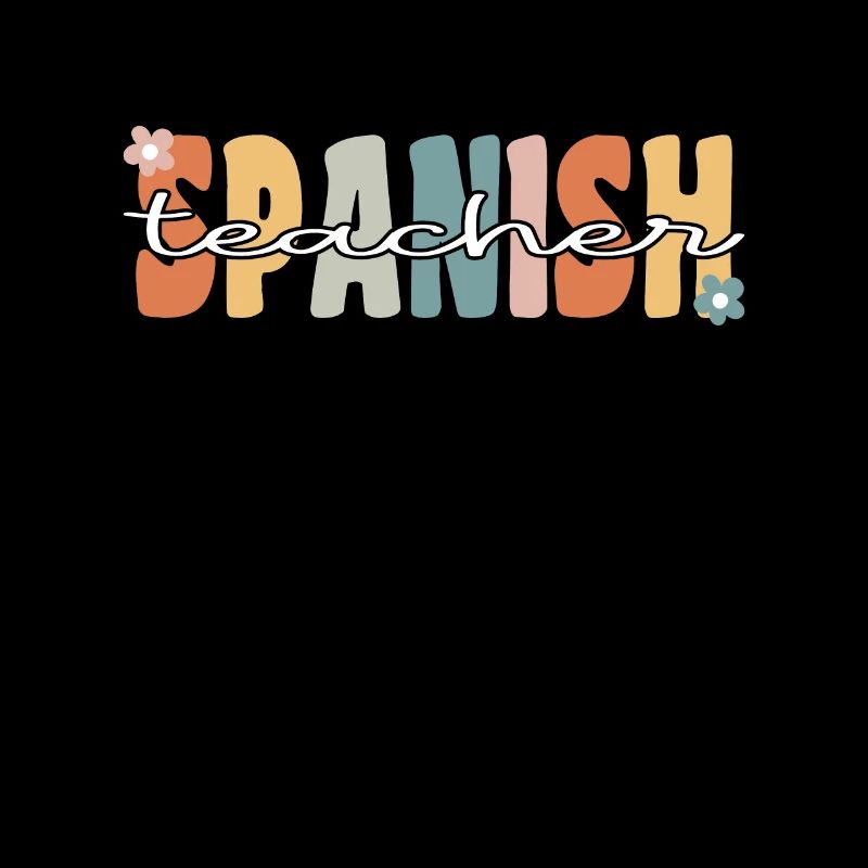 Spanisch Lehrer Groovy Retro Lehrer Geschenk