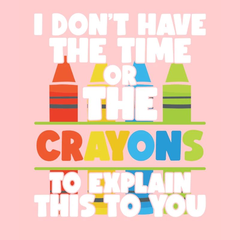 Ich habe nicht die Zeit oder die Buntstifte