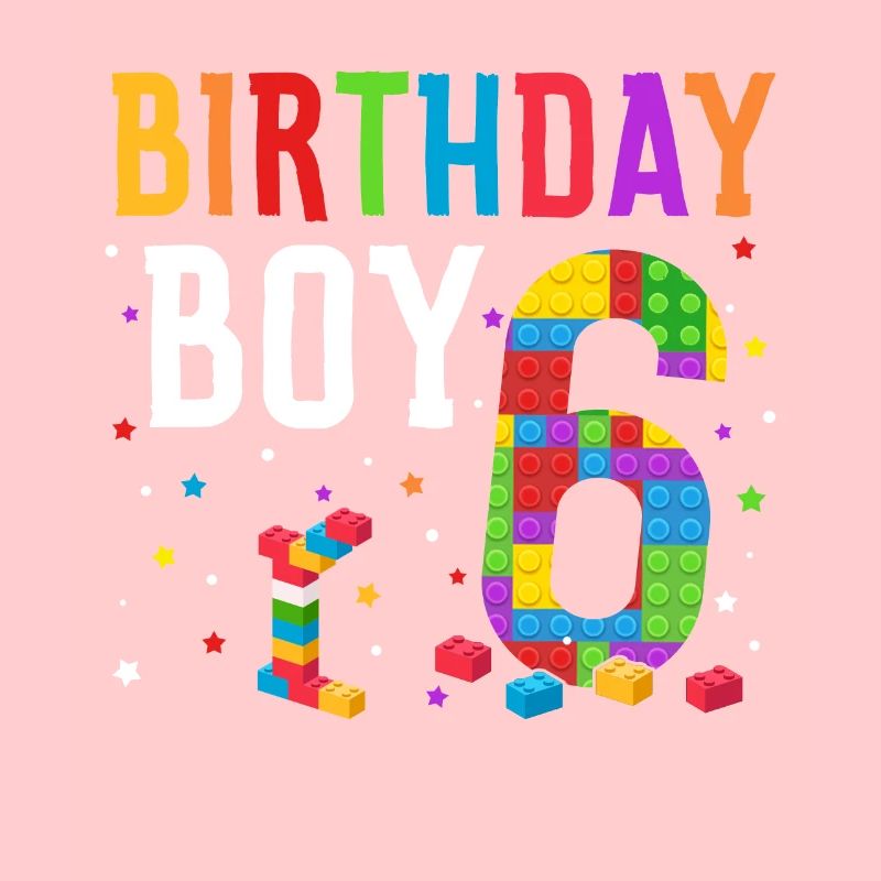 Blocs de construction enfant anniversaire 6 ans
