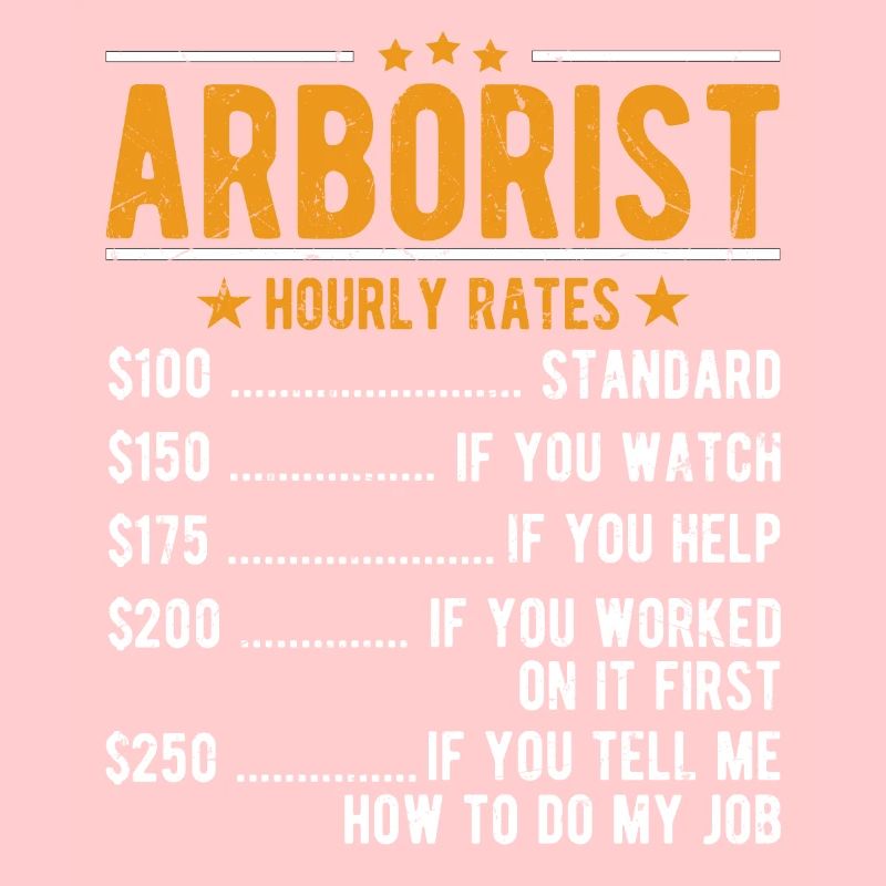 Arborist hourly wage