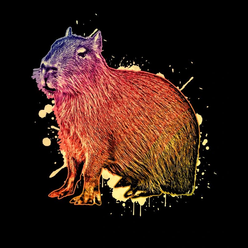 Capybara Capybara Multicolore