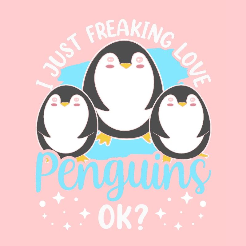 Ich Liebe Pinguine Einfach Ok Tier Pinguin Süß