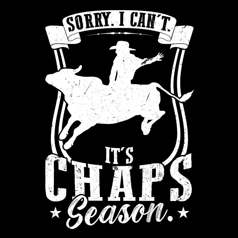 Pardon. Je ne peux pas. C’est la saison des chaps. - Cavalier de taureau