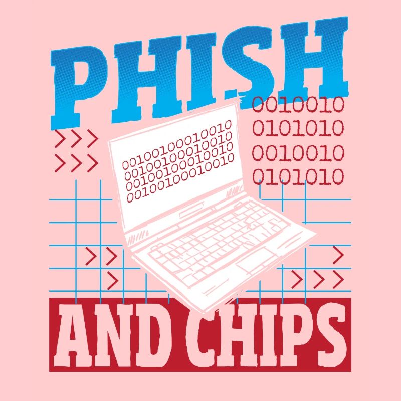Phish and Chips Hacker Hacking Internet Network