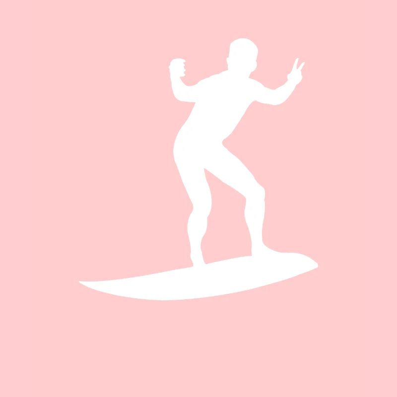 Silhouette de surfeur