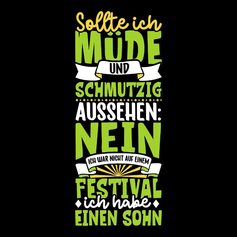 Müde und schmutzig - Sohn