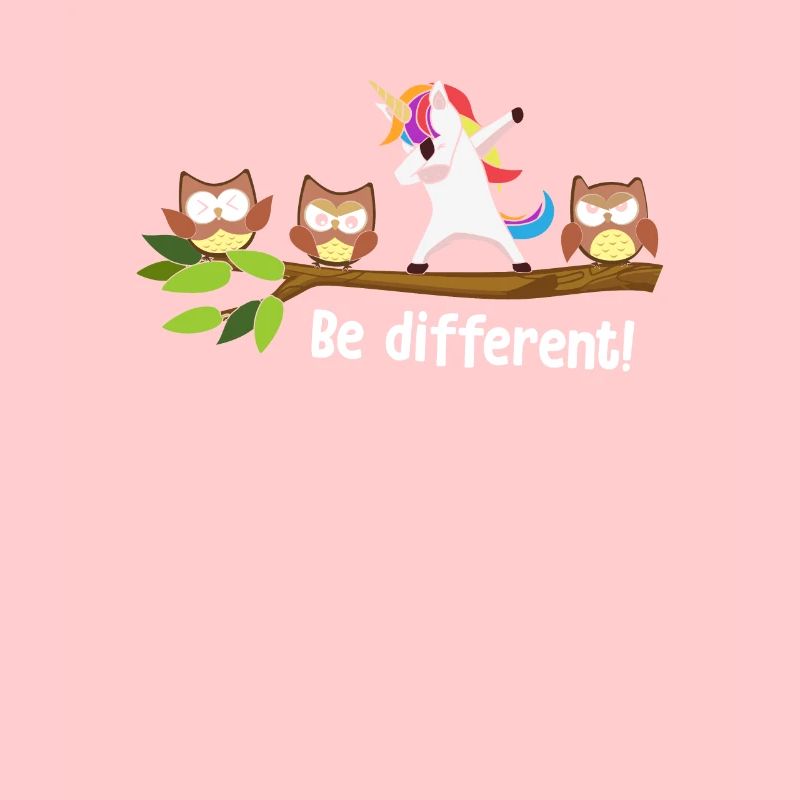 Be Different Dabbing Einhorn