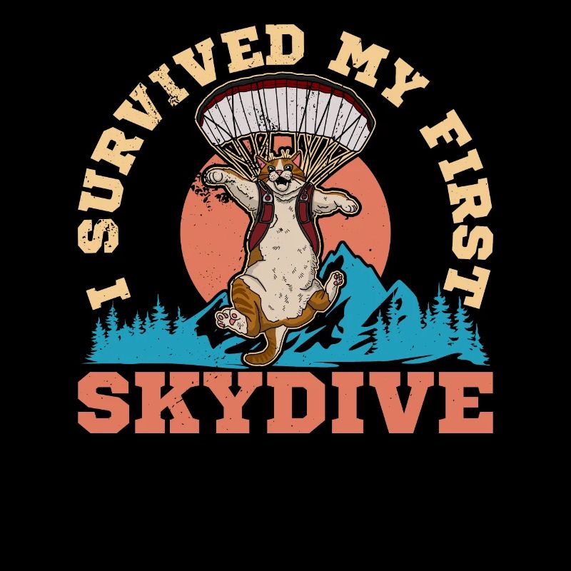 Catdiver Skydiver Skydiving paraglider flying