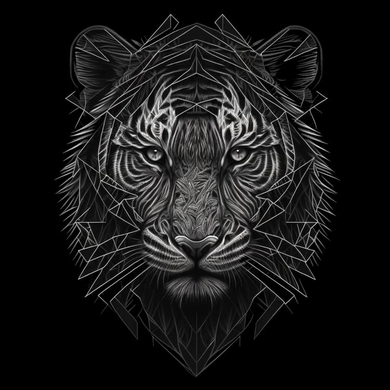 Tiger Kunst Geschenk Geburtstagsgeschenk Tiere