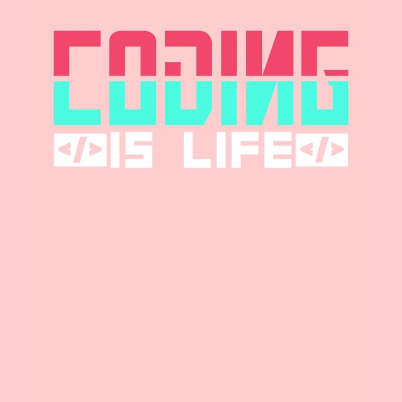 Coding is Life Programmer Coder Code