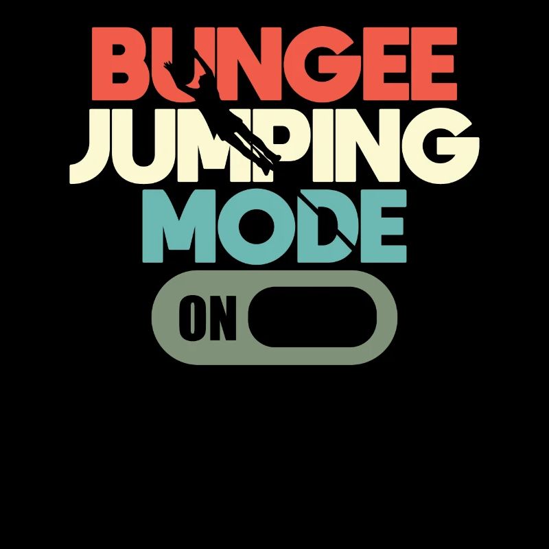 Bungee jumping mode on bungee jumper adrenaline