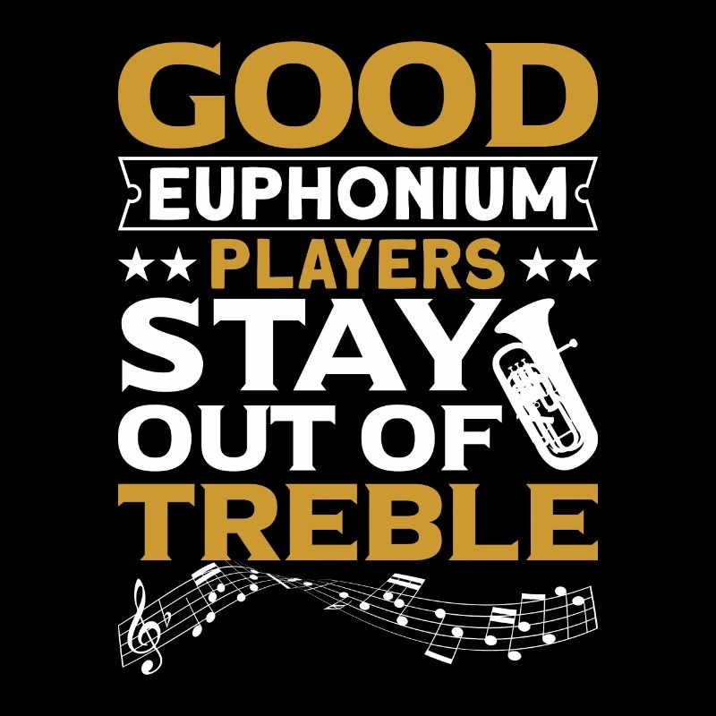 Euphonium Euphoniumspieler Blechbläser Euphonist