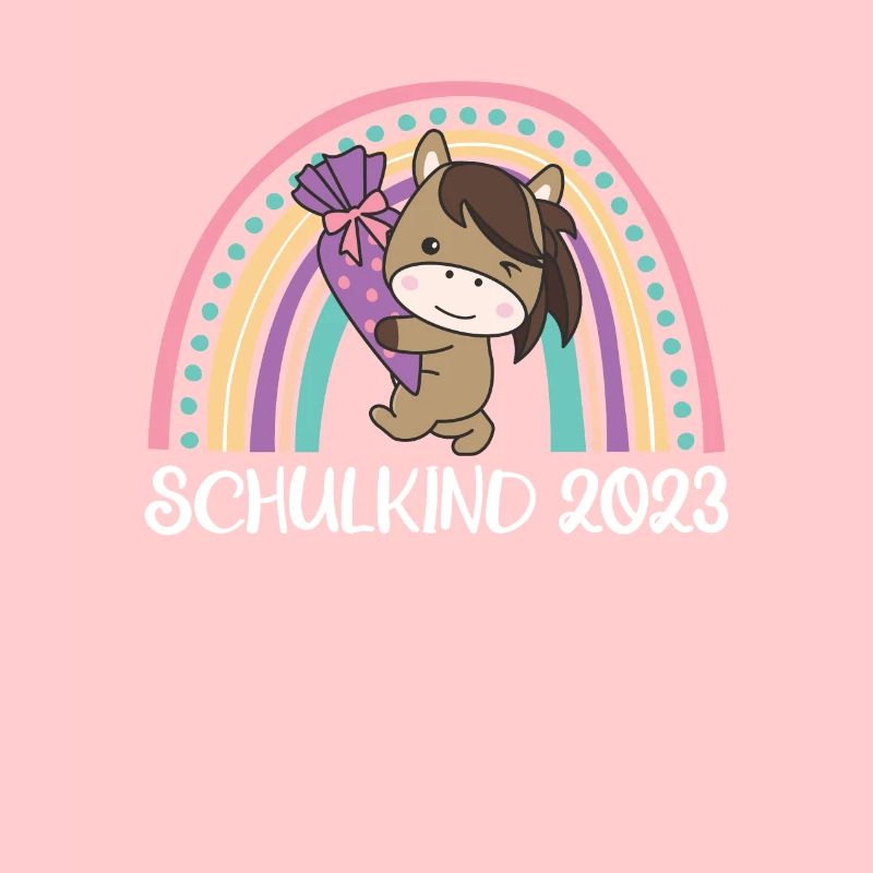 Schulkind 2023 Einschulung Pferd Schule