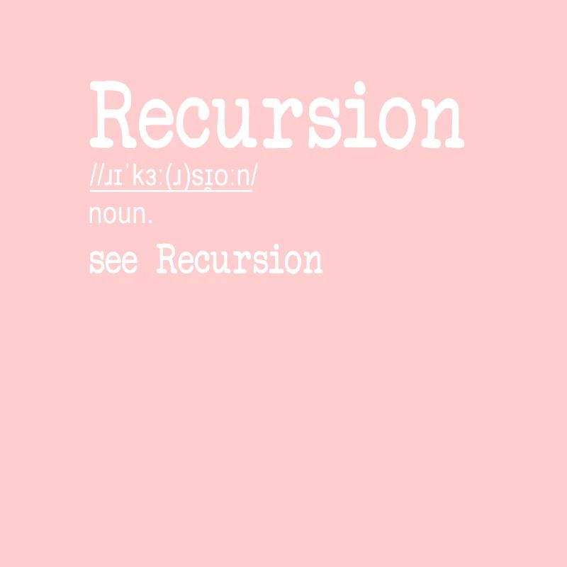 Récursion Définition Développeur Codeur Programmeur