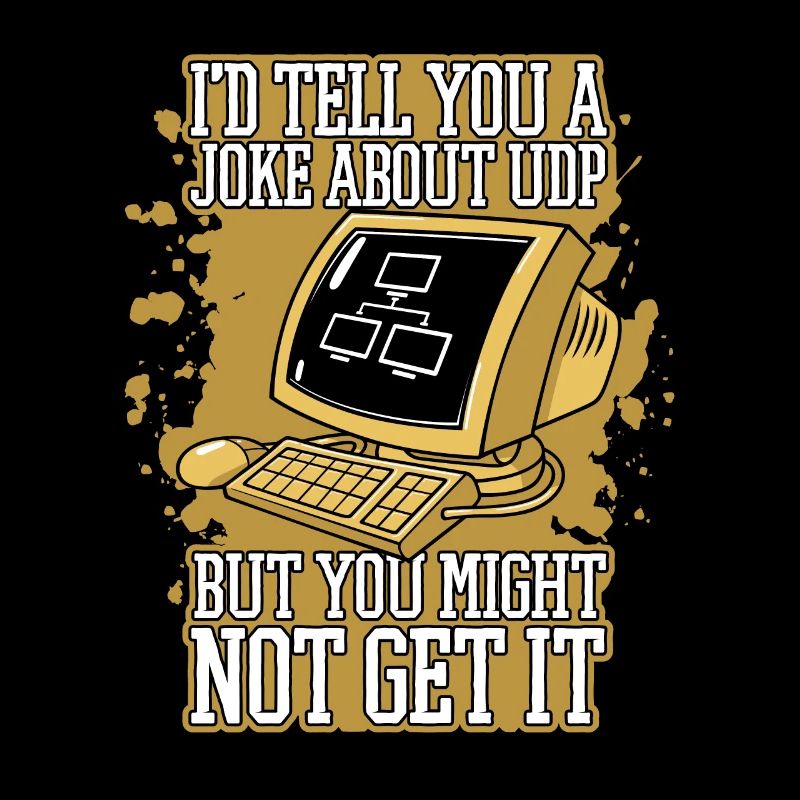 Je vous raconterais une blague sur UDP Developer Coder