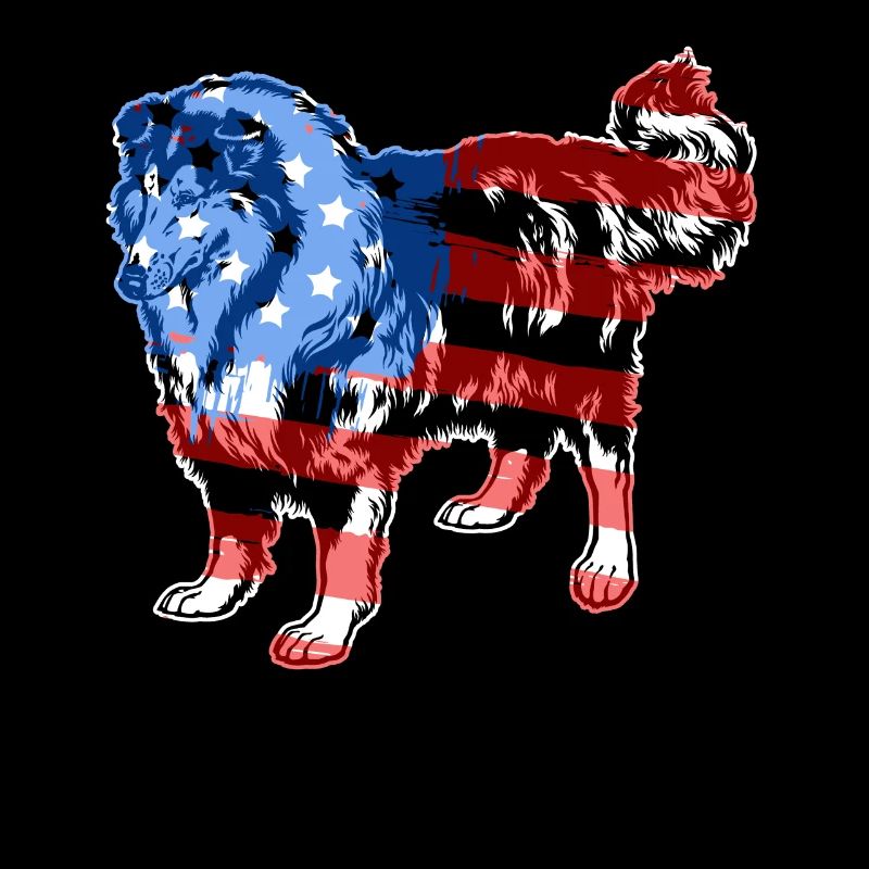 Rough Collie Rough Collie Flag