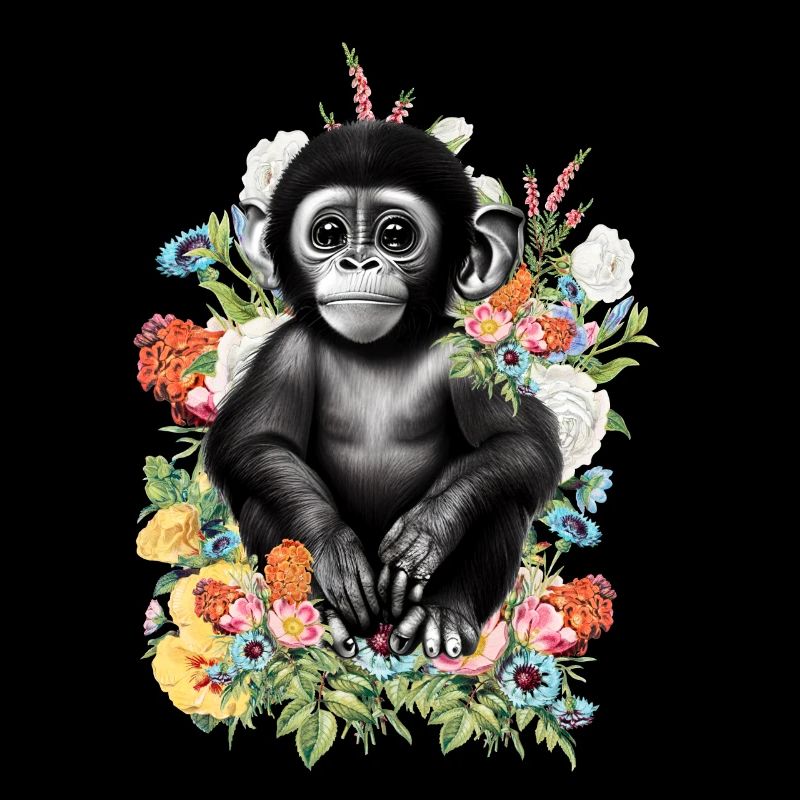 Affe Blumen