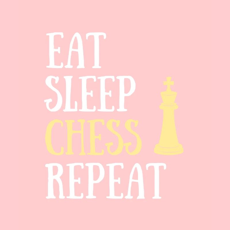 eat sleep chess humor game chess man gift