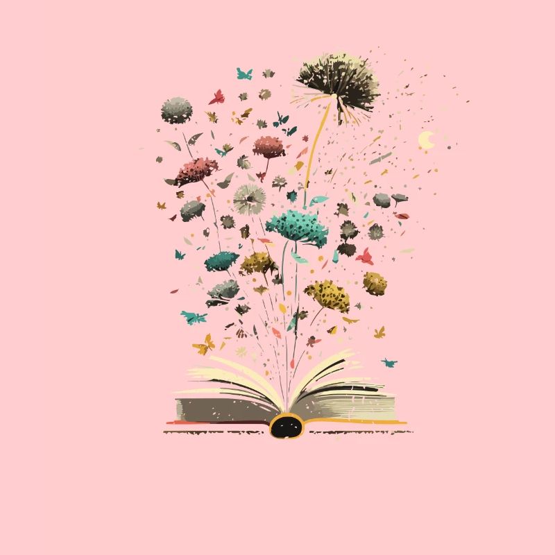 Löwenzahn Bücher Cool Blumen Bibliothekar Lesespaß