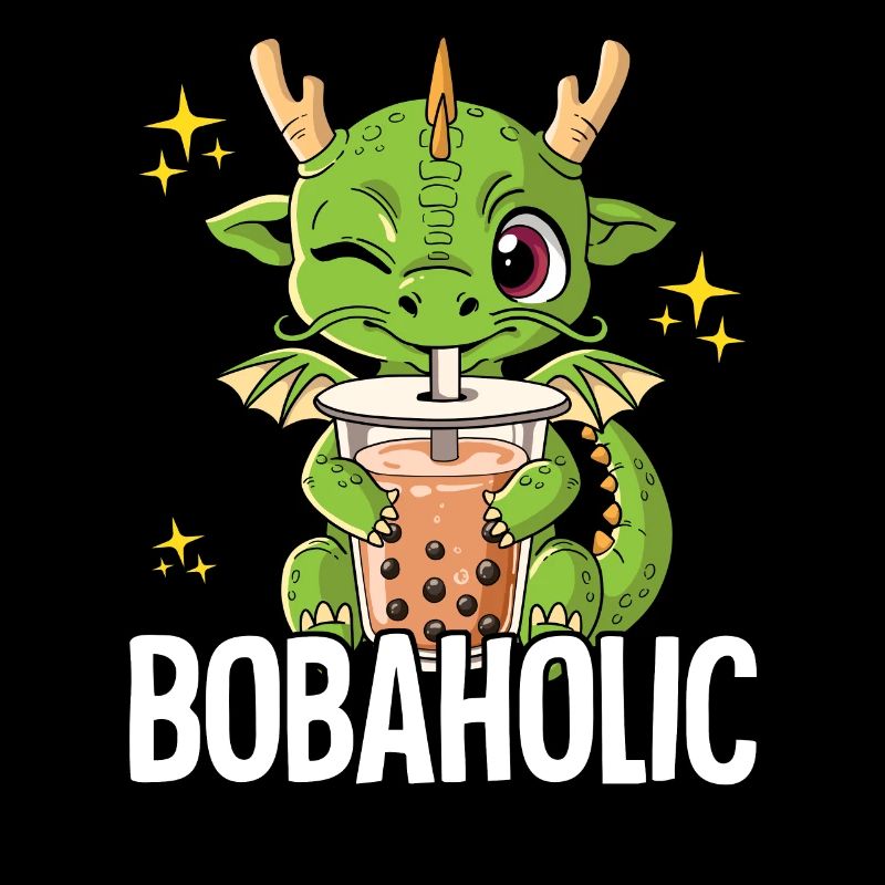 Bubble Tea Dragon Boba Tea Bobaholic