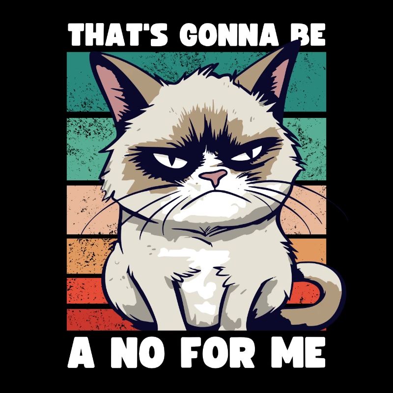 Grump Cat: That's Gonna Be A No For Me - Sarkasmus