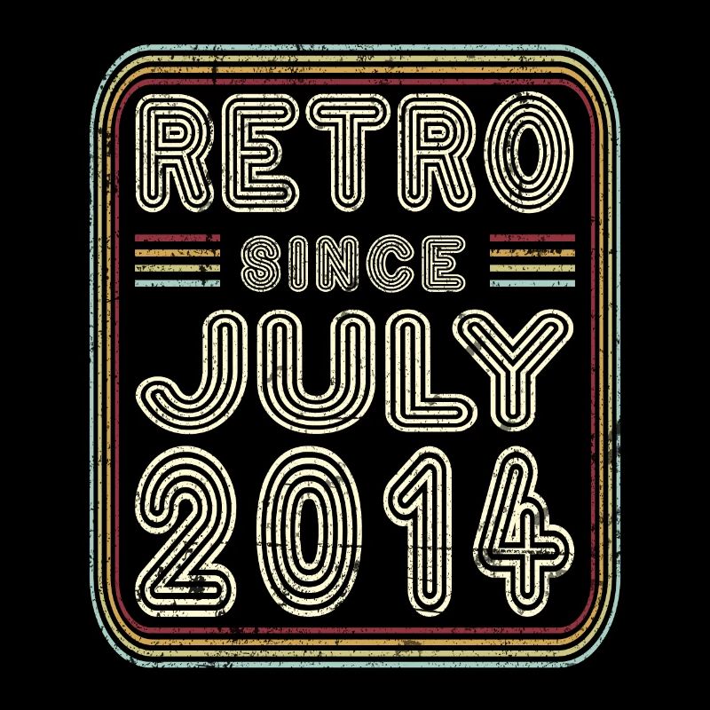 Geburtstag Juli 2014 Retro Geschenk
