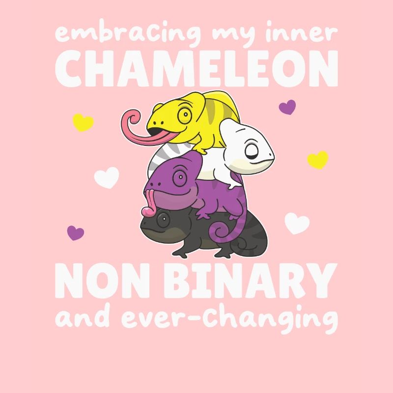 Nonbinary Chameleon Flag Pride LGBTQ Non Binary