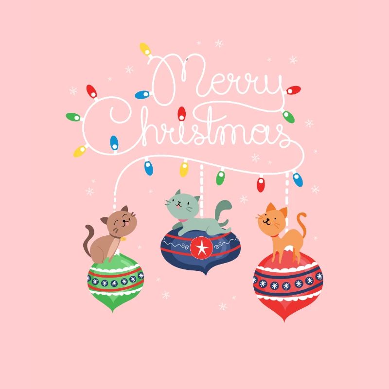 Joyeux chat de Noël