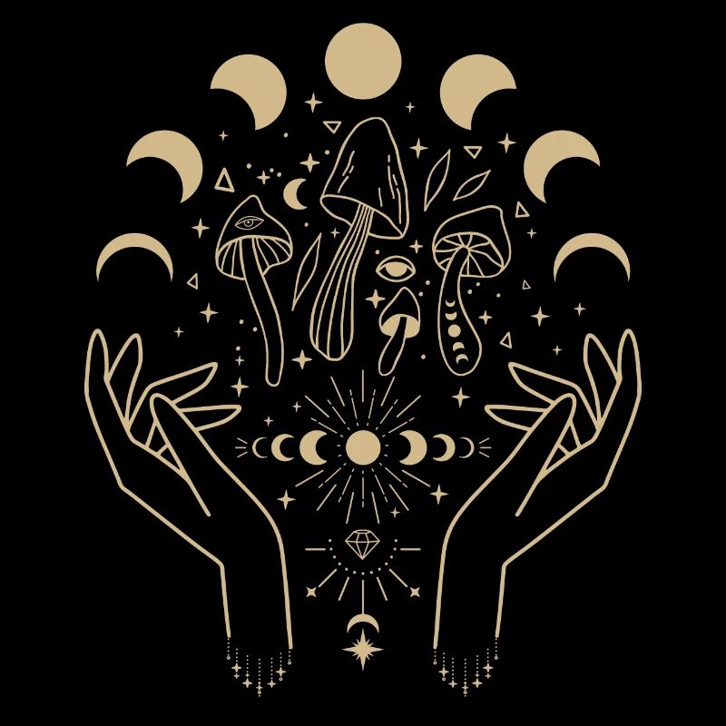 Boho Mushrooms Cottage Core Aesthetic Goblincore