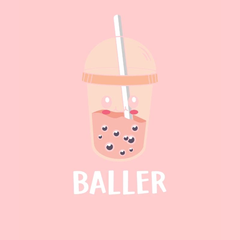 Bubble Tea Funny Kawaii Bubble Milk Boba Tea