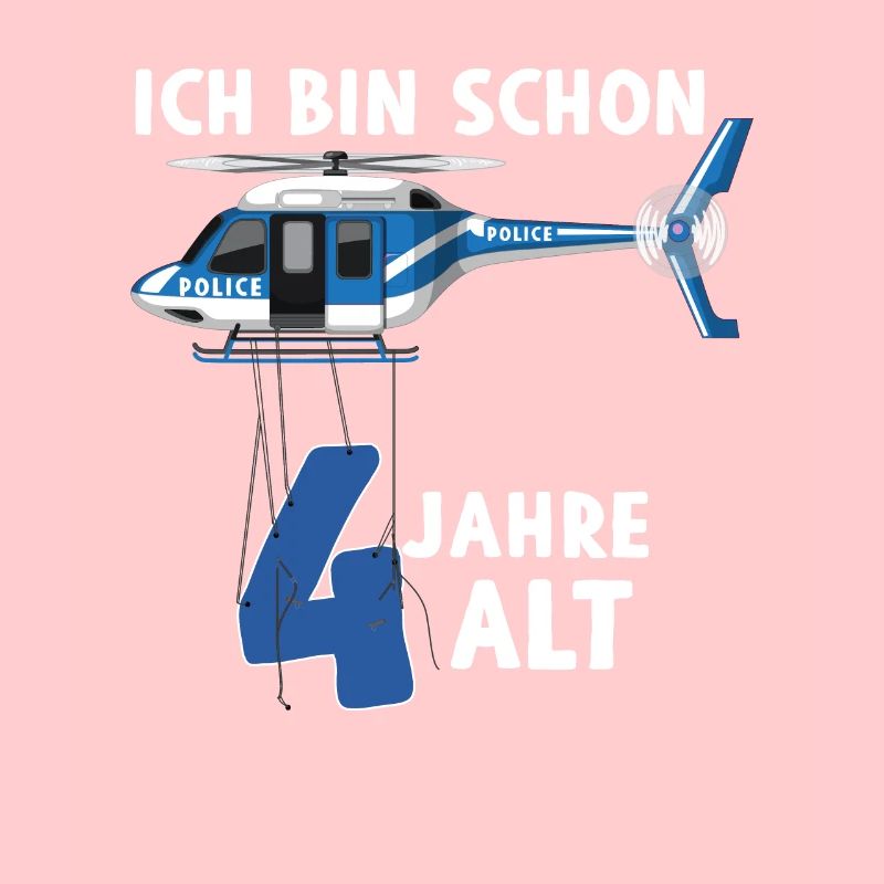 Polizei Hubschrauber 4. Geburtstag