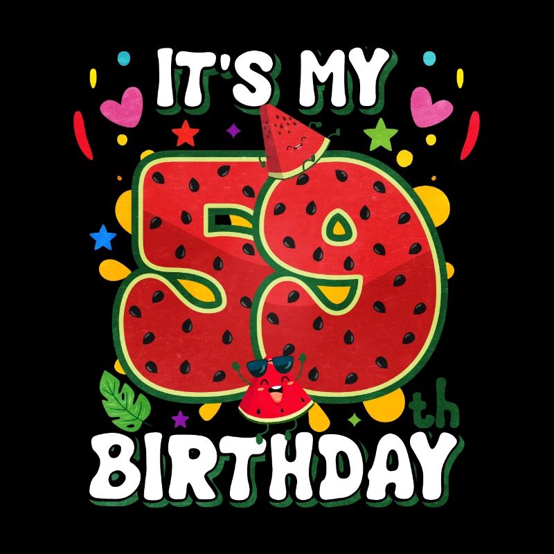 59e anniversaire Pastèque