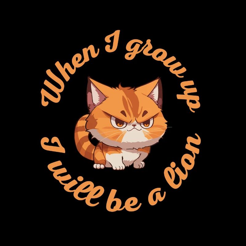 Wenn ich groß bin, werde ich ein Löwe sein