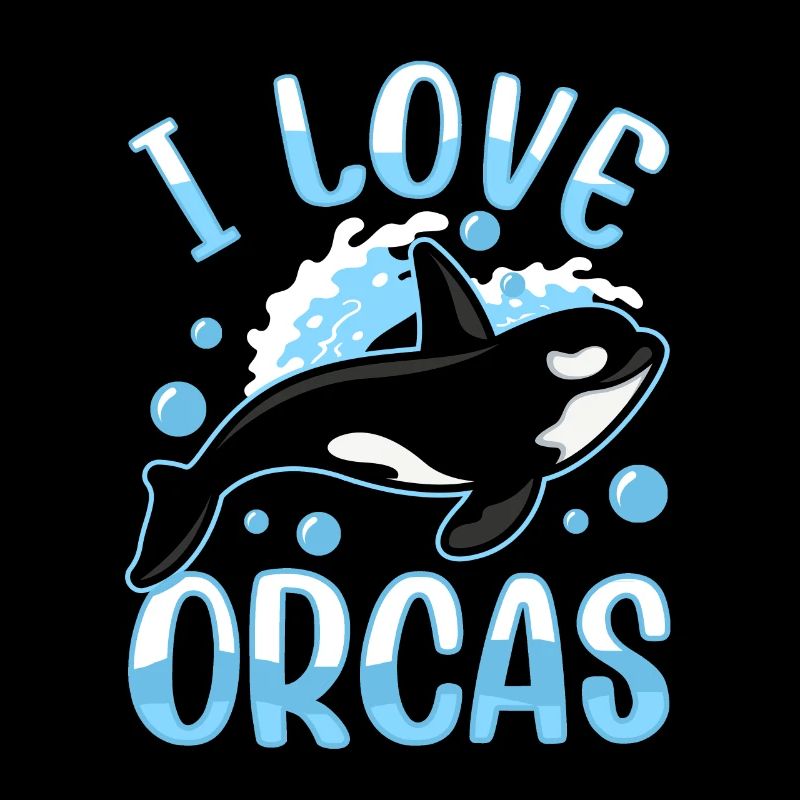 Ich Liebe Orcas Schützen Meer Orca Wal