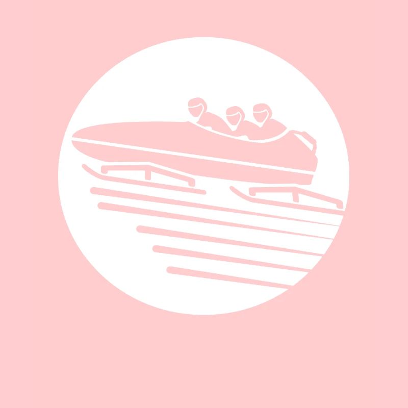 Ice sledding bobsleigh bobsleigh