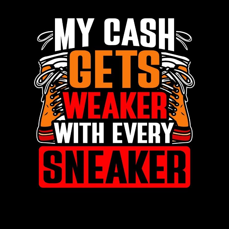 Collectionneur de baskets Mon argent s’affaiblit avec Sneaker