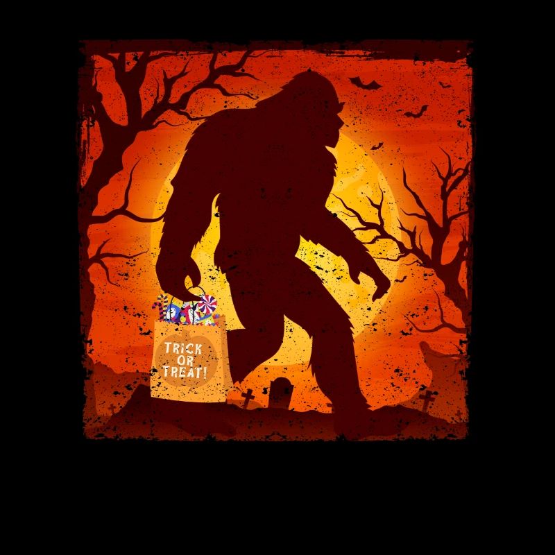 Lustige Halloween Bigfoot Trick oder behandeln