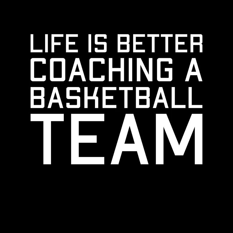 Das Leben Ist Besser Mit Einer Basketballmannschaf