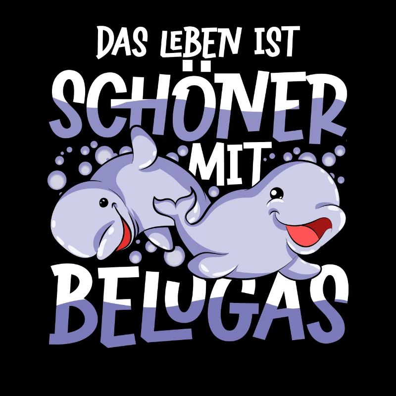 Meeresbewohner Ozean Tier Geschenk Beluga Wal