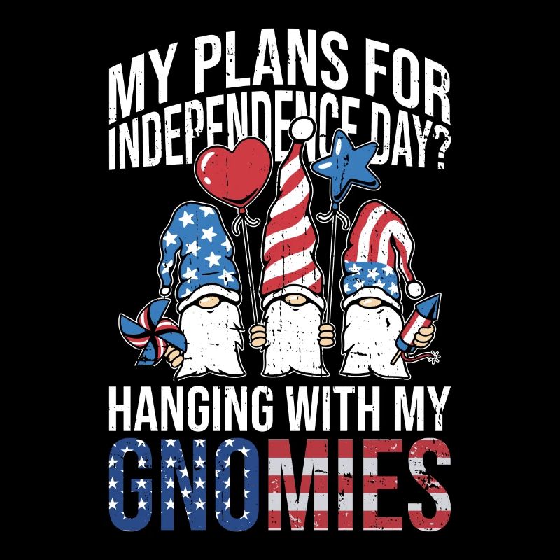 Gartenzwerg 4. Juli Indipendence Day Gnome