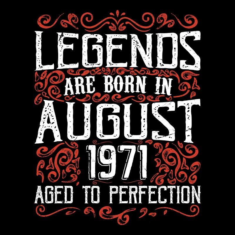 August 1971 Geburtstag 1971 Legenden August