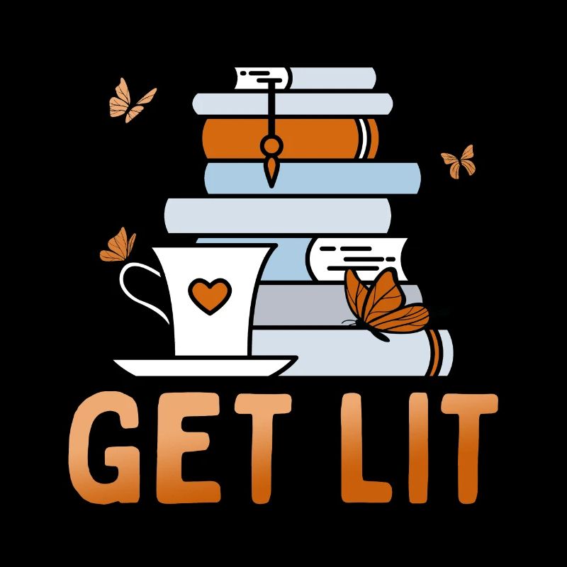 Get Lit Reading Quotes Rat de bibliothèque introverti