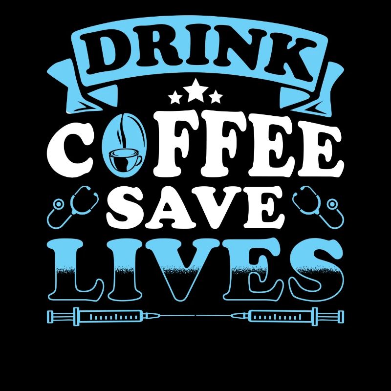 Krankenschwester Kaffee Trinken Rettet Leben