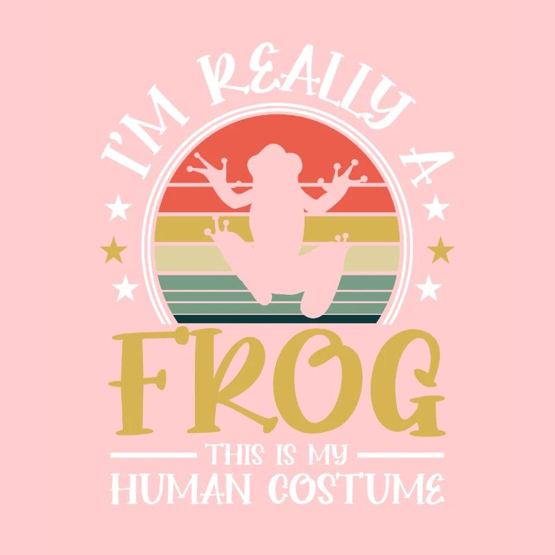 Retro Toad Vintage Im Really A Frog This Is My Hum