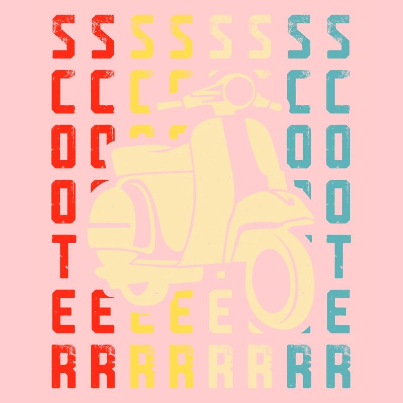 Roller Rollerfahrer Motorroller