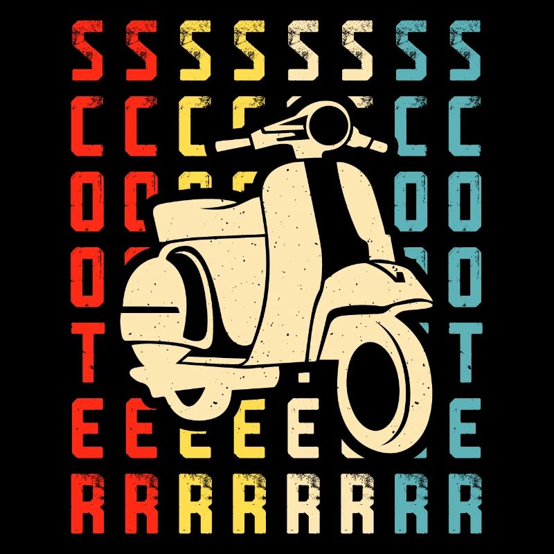 Roller Rollerfahrer Motorroller