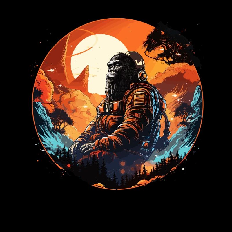 Chill Ape in Another World - Outer Space Ape Astro
